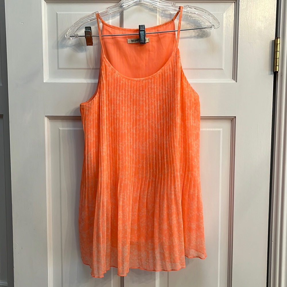 Orange peach tank top